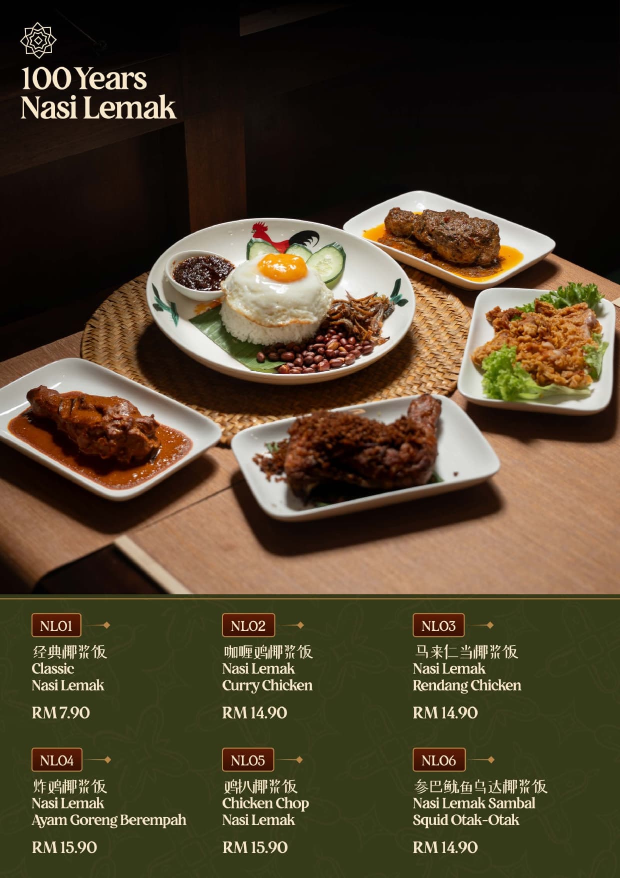 UNCLESAM KOPI Rice Menu - Page 4 - Authentic Malaysian Kopitiam Menu featuring rice dishes. Complete menu with prices and descriptions. Located at 10, Jalan Galloway, Bukit Bintang, 50150 Kuala Lumpur, Malaysia.