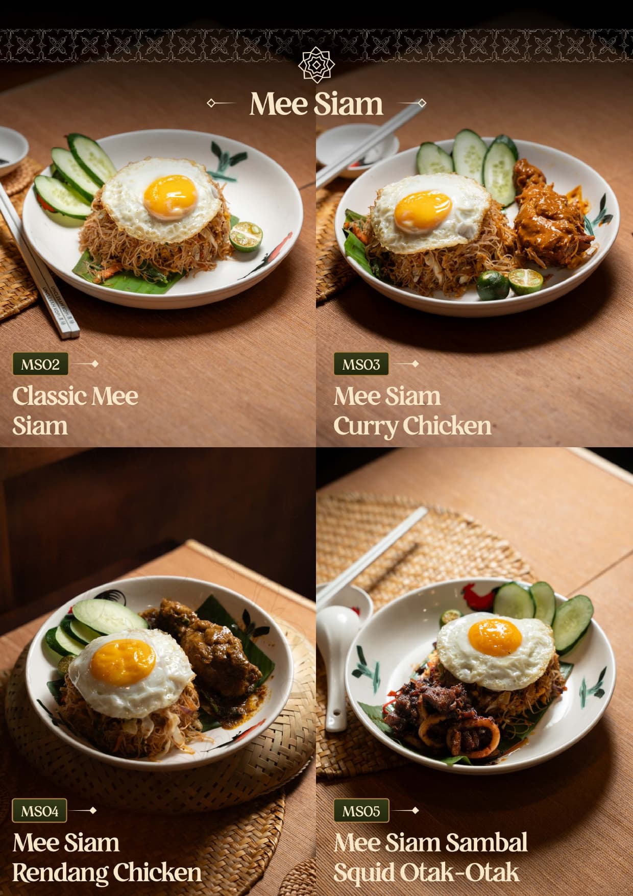 UNCLESAM KOPI Noodles Menu - Page 23 - Authentic Malaysian Kopitiam Menu featuring noodles dishes. Complete menu with prices and descriptions. Located at 10, Jalan Galloway, Bukit Bintang, 50150 Kuala Lumpur, Malaysia.