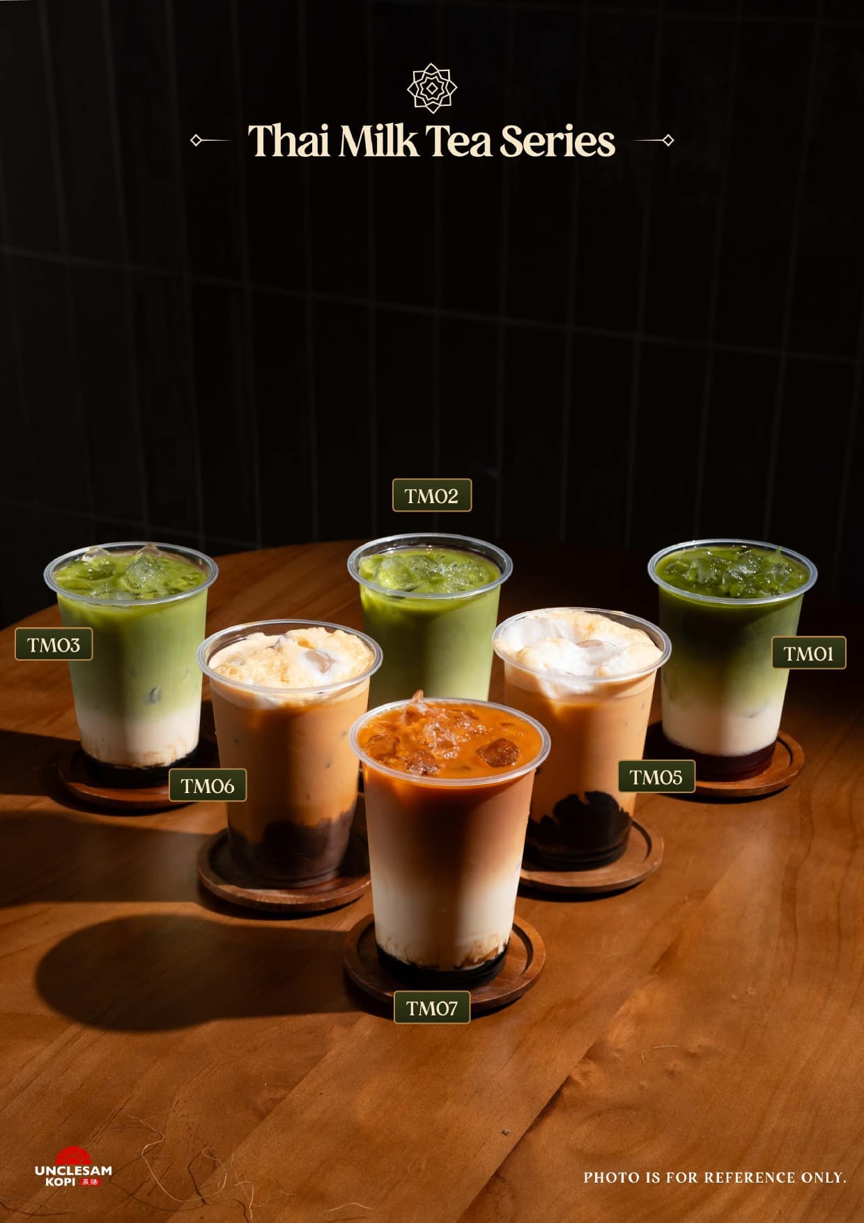 UNCLESAM KOPI Thai Milk Tea Series Menu - Page 38 - Authentic Malaysian Kopitiam Menu featuring thai milk tea series dishes. Complete menu with prices and descriptions. Located at 10, Jalan Galloway, Bukit Bintang, 50150 Kuala Lumpur, Malaysia.