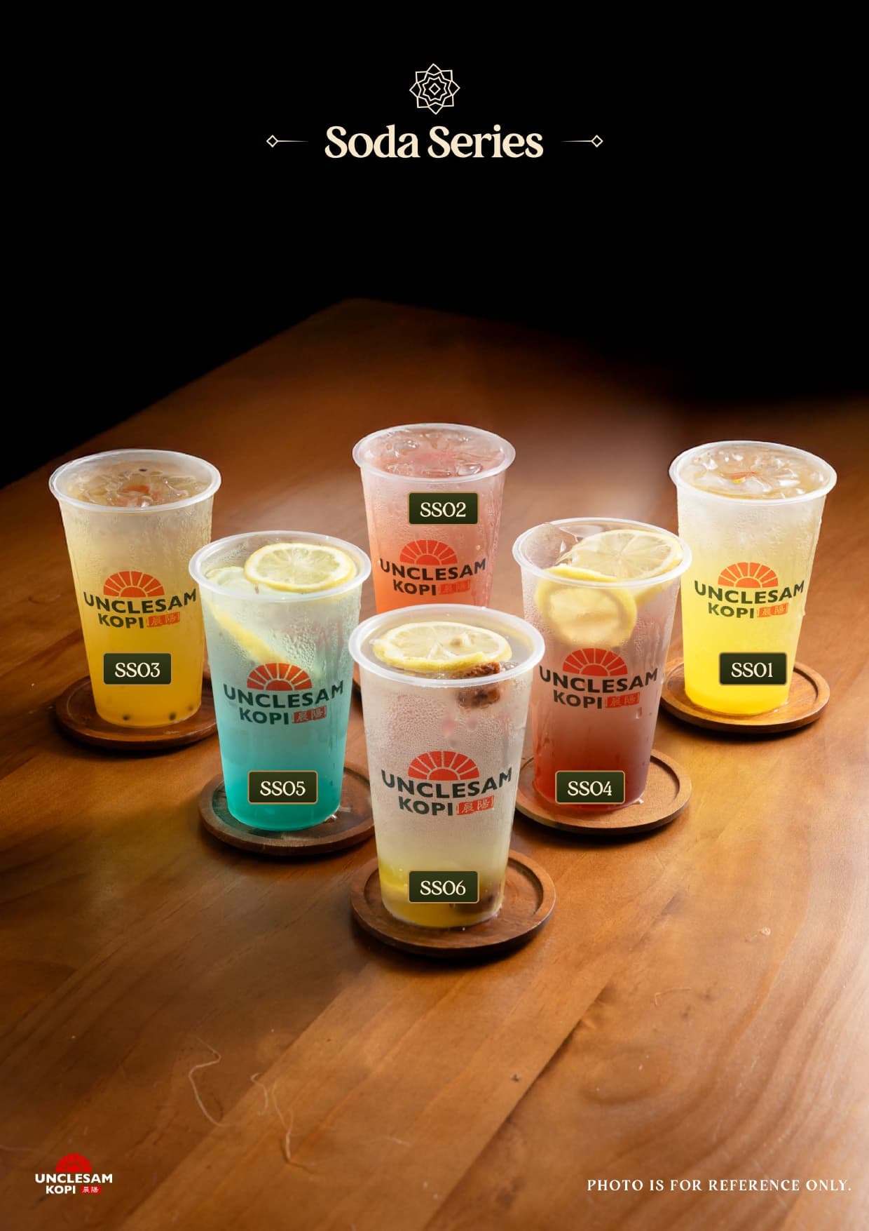 UNCLESAM KOPI Soda Series Menu - Page 42 - Authentic Malaysian Kopitiam Menu featuring soda series dishes. Complete menu with prices and descriptions. Located at 10, Jalan Galloway, Bukit Bintang, 50150 Kuala Lumpur, Malaysia.