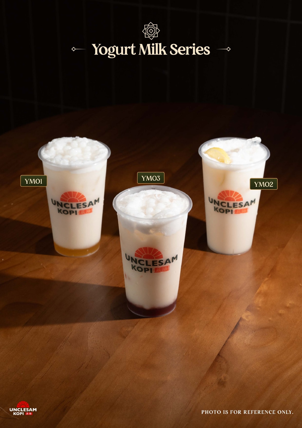 UNCLESAM KOPI Yoghurt Milk Series Menu - Page 44 - Authentic Malaysian Kopitiam Menu featuring yoghurt milk series dishes. Complete menu with prices and descriptions. Located at 10, Jalan Galloway, Bukit Bintang, 50150 Kuala Lumpur, Malaysia.